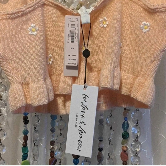 🍋For Love and Lemons Sweater Crop - Picture 9 of 12